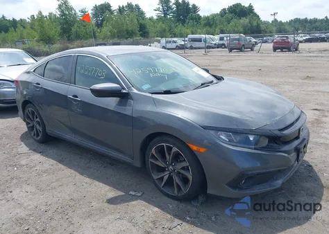 2021 Honda Civic Sport z USA, uszkodzony, nr VIN 2HGFC2F88MH560085